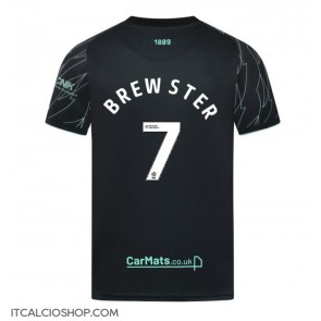 Sheffield United Rhian Brewster #7 Seconda Maglia 2024-25 Manica Corta